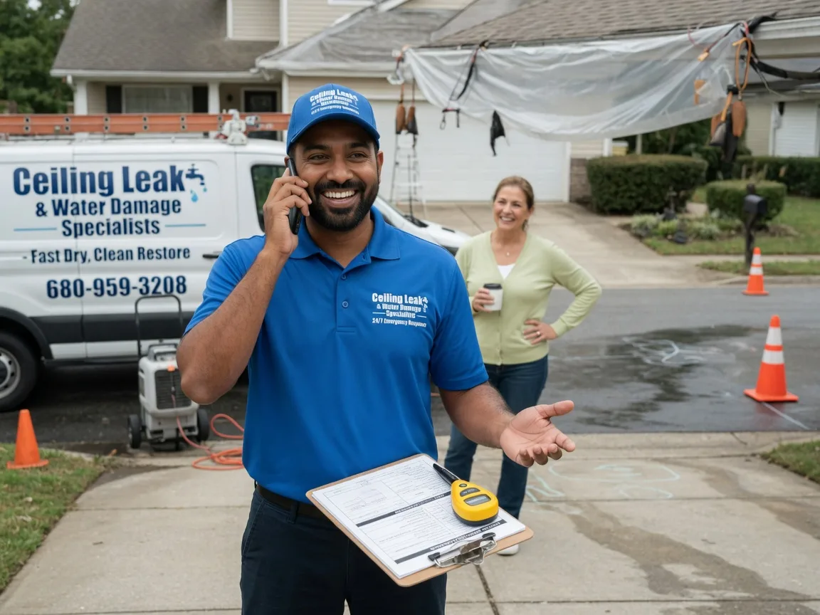 Ceiling Leak Cleanup Manchester, IA FAQs